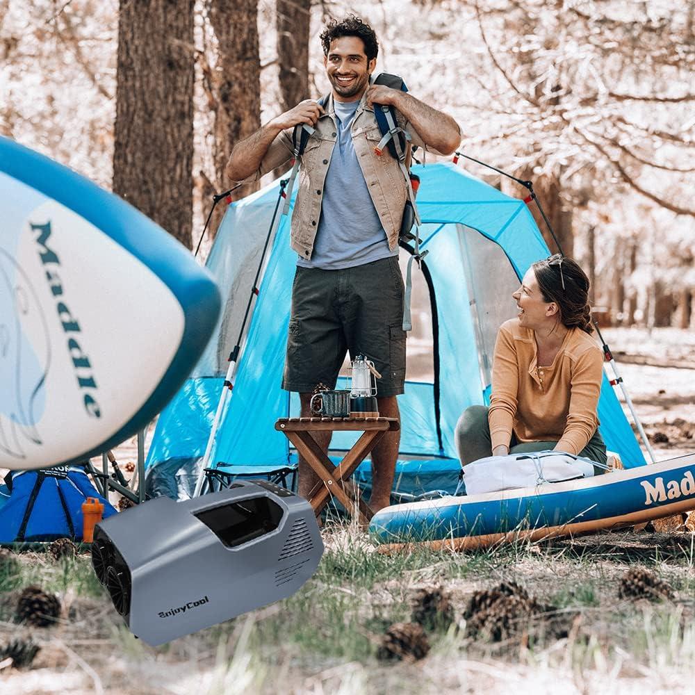 Aire Acondicionado Portátil Drecolotvte 700W 24V Enfriamiento Rápido