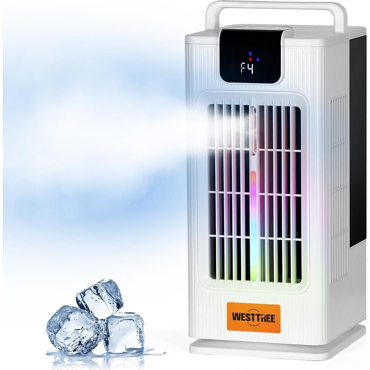 Ventilador de Torre Portátil WESTTREE F10 Blanco con Rocío