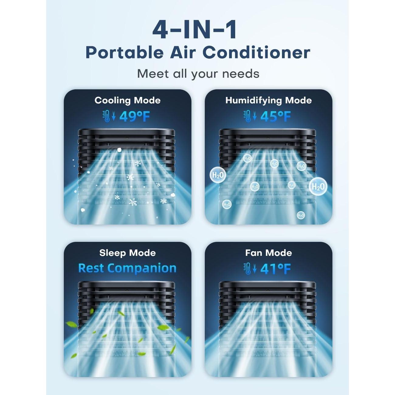 Aire Acondicionado Portátil CENSTECH DL3 2 Galones 20H