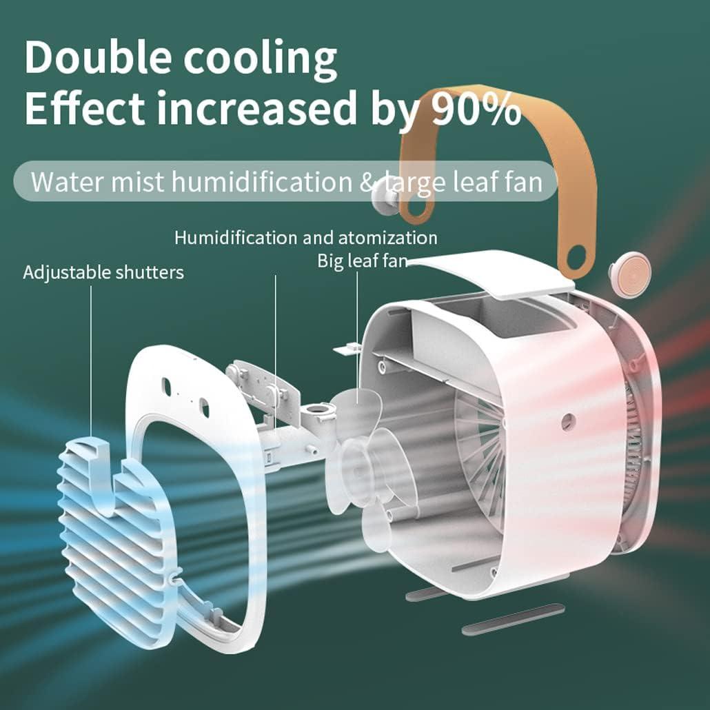 Acondicionador de Aire Portátil Gootu F12 6000mAh USB Blanco