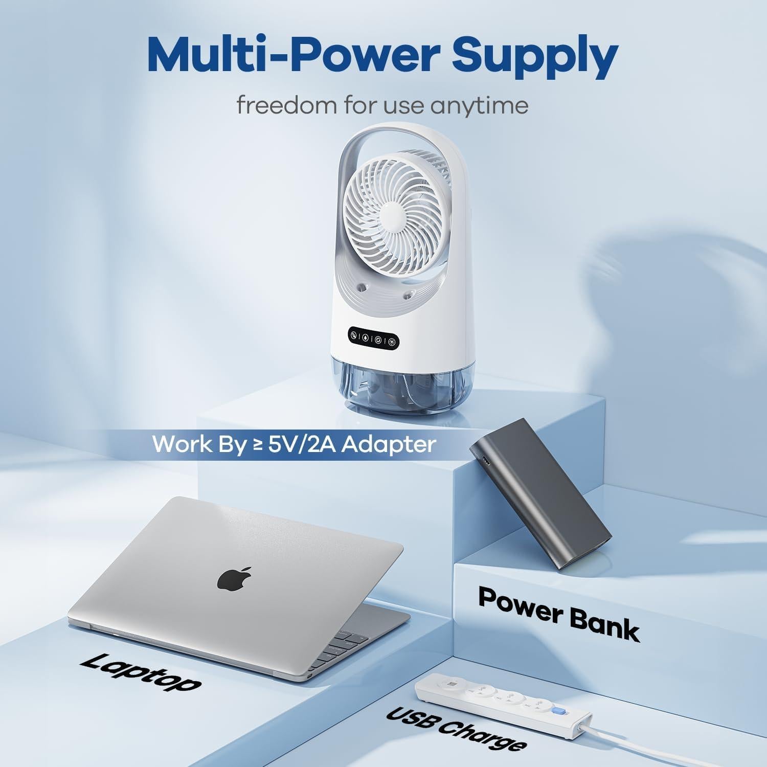 Acondicionador de Aire Portátil Hiketrax PAC01 3 Velocidades