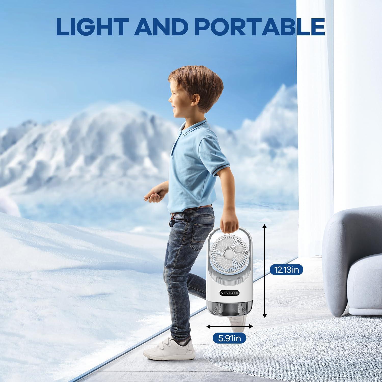 Acondicionador de Aire Portátil Hiketrax PAC01 3 Velocidades