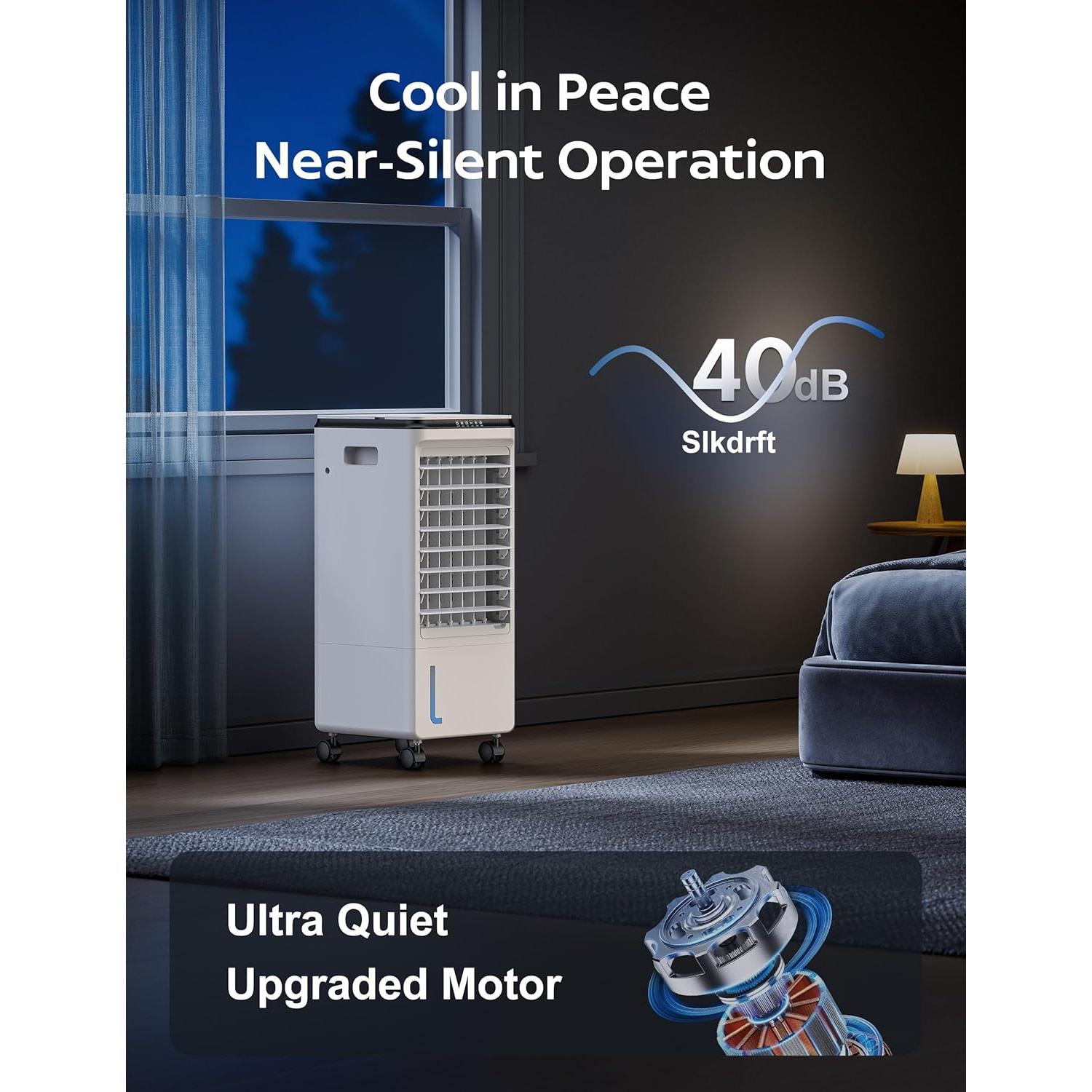 Aire Acondicionado Portátil Slkdrft 205 Sin Ventana 80W 40dB