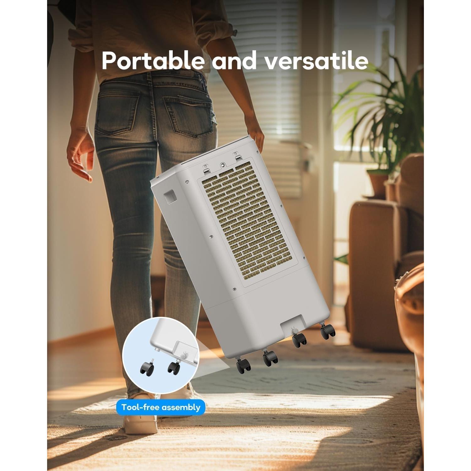 Acondicionador de aire portátil AIRTHRYL 205, 4 modos, 3 velocidades