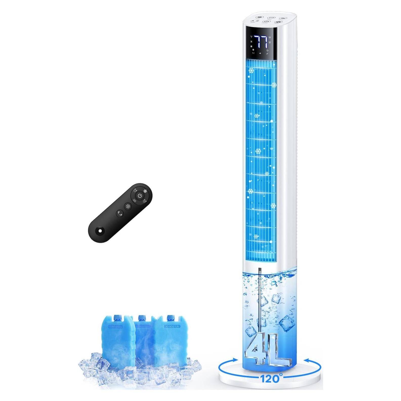 Acondicionador de Aire Portátil FANCOLE TS05 44" 4L 120°