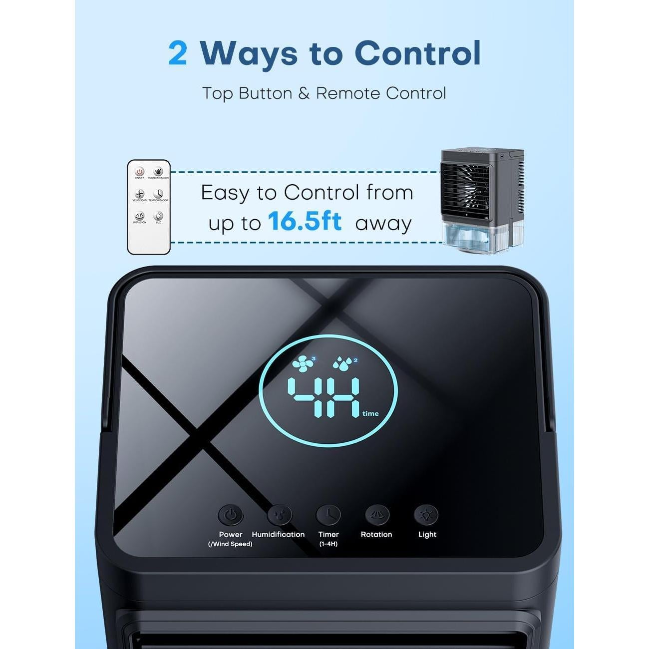 Aire Acondicionado Portátil COOLECH M9 4 en 1 1100ml