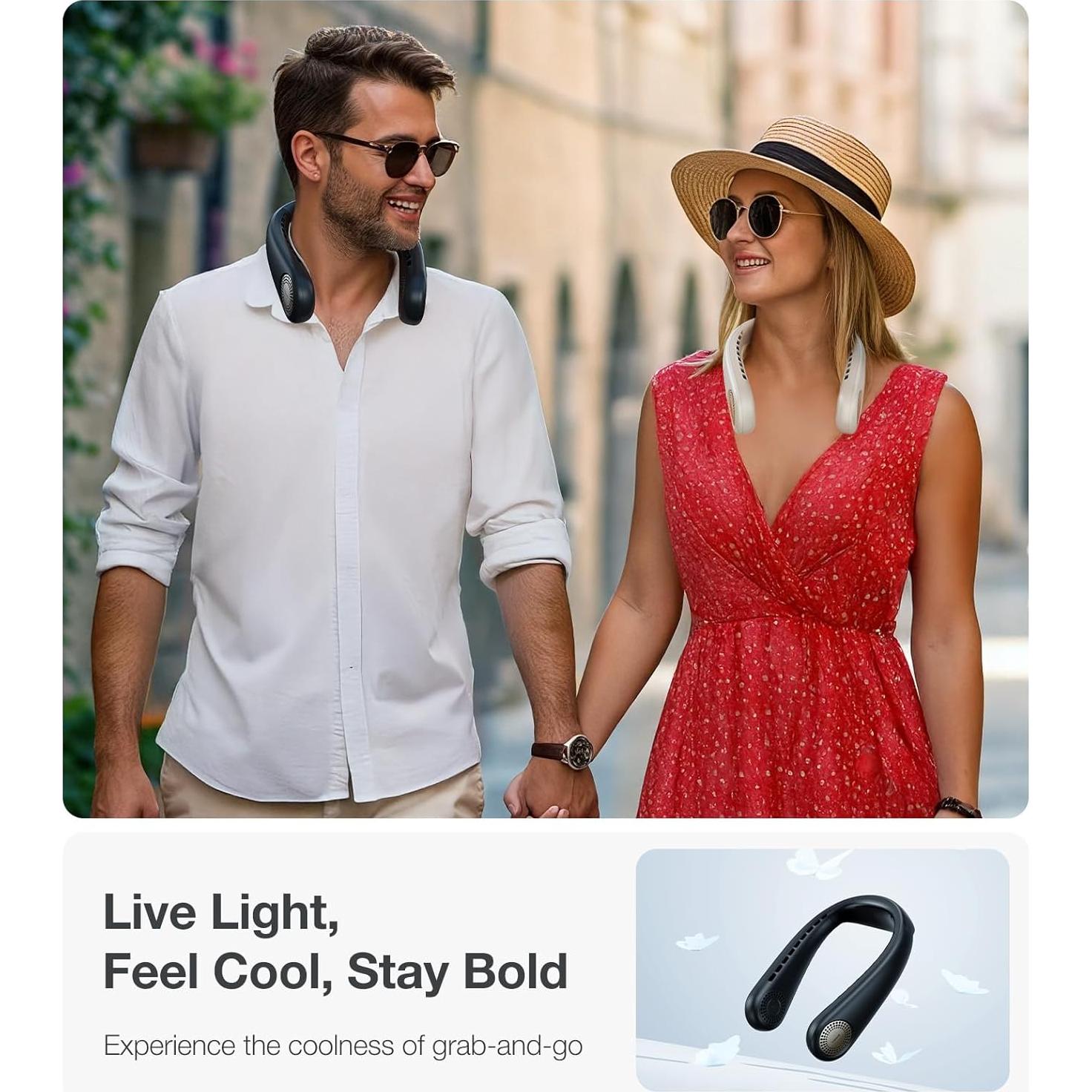 Ventilador de Cuello TORRAS Coolify Aire 2025, Enfriamiento Pro