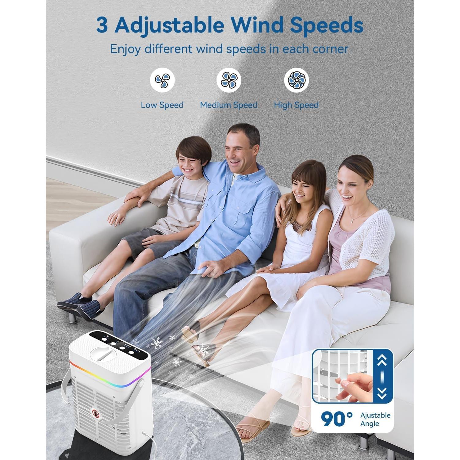 Acondicionador de Aire Portátil HAWANA TT-13 1250ml 4-en-1