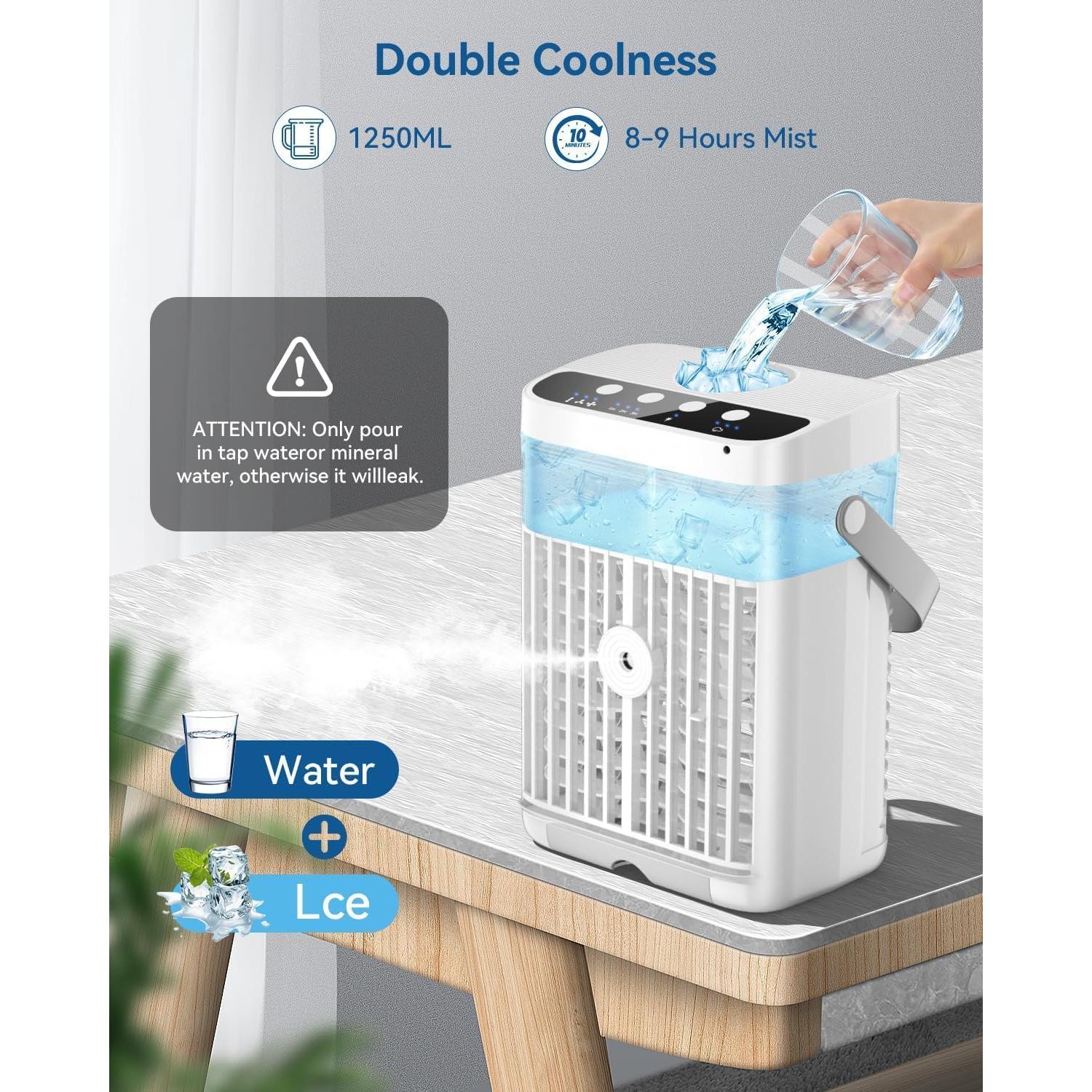 Acondicionador de Aire Portátil HAWANA TT-13 1250ml 4-en-1