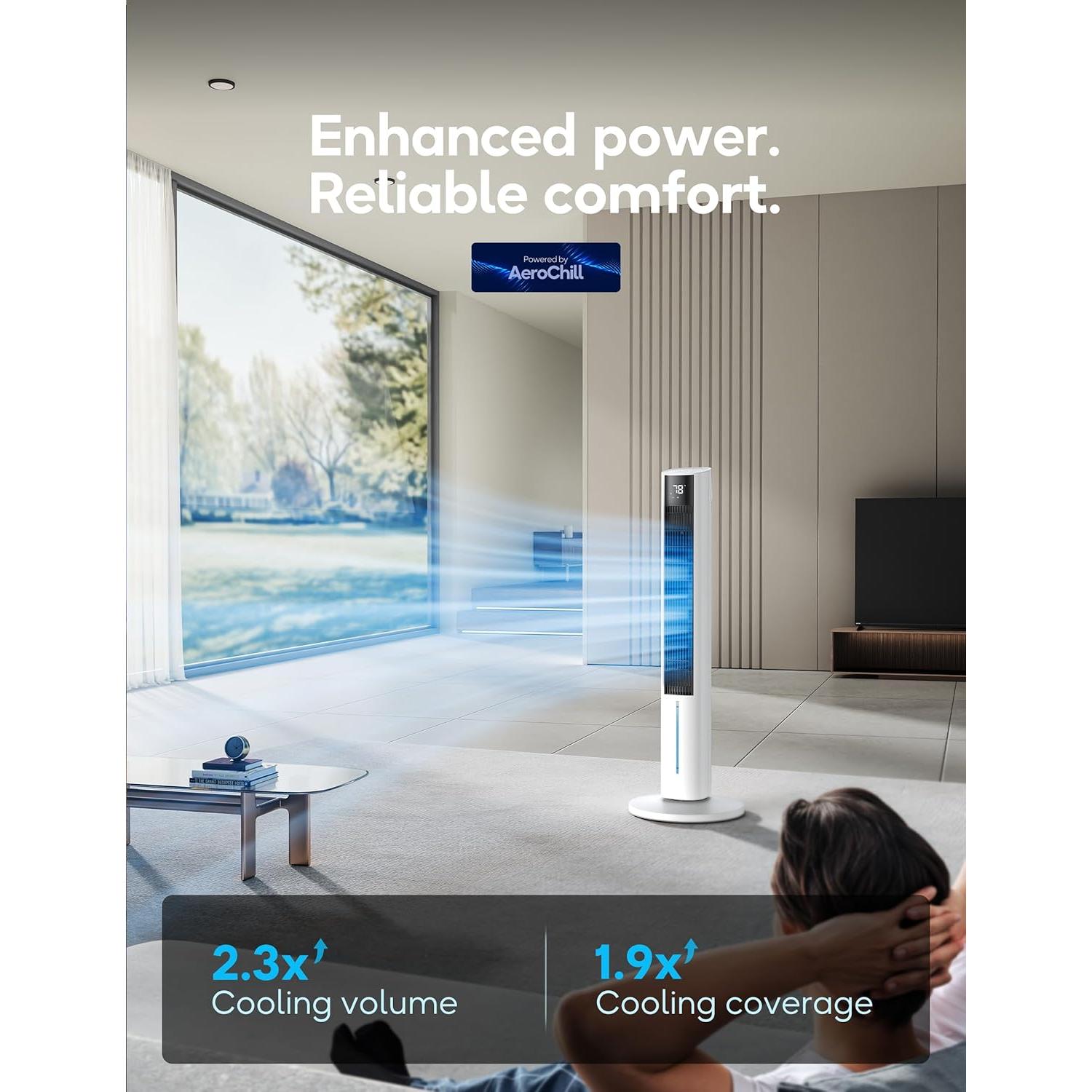 Aire Acondicionado Portátil AEROZY TS05 114.8 cm Control Remoto