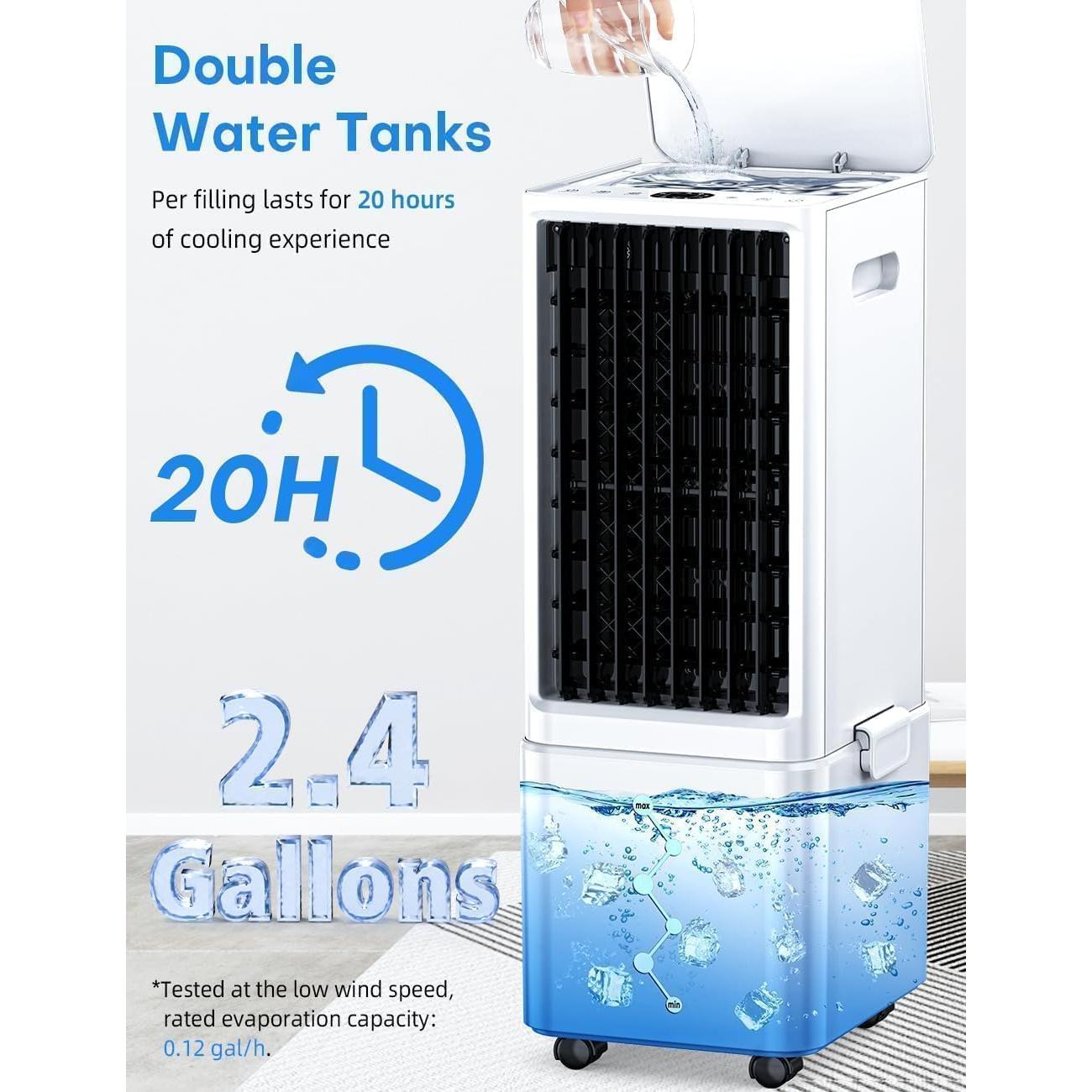 Aire Acondicionado Portátil COOLECH JDAC69R 9.1L 20H Enfriamiento