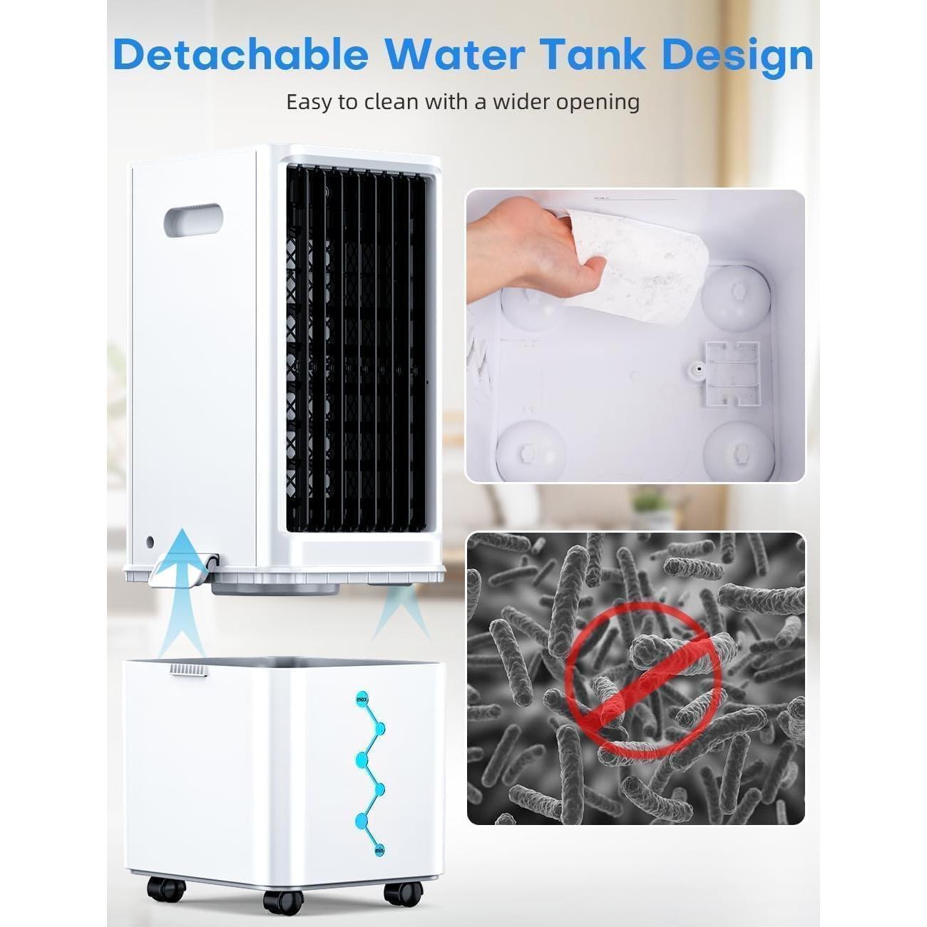 Aire Acondicionado Portátil COOLECH JDAC69R 9.1L 20H Enfriamiento