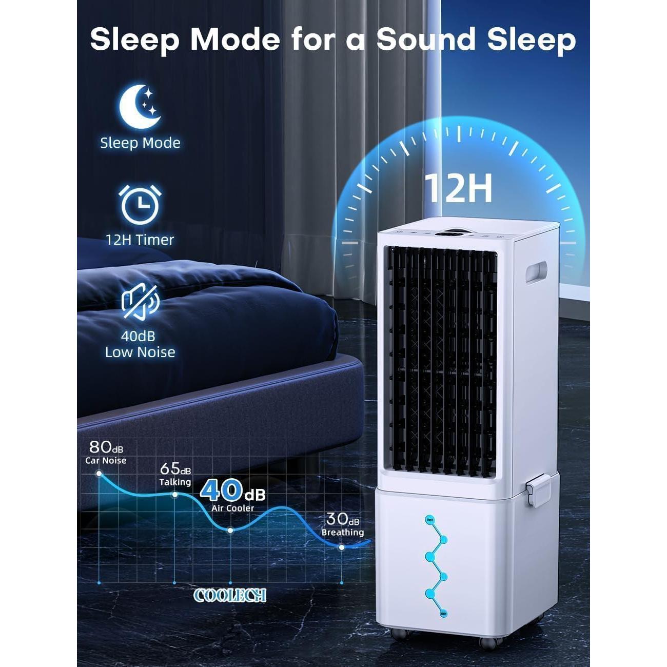 Aire Acondicionado Portátil COOLECH JDAC69R 9.1L 20H Enfriamiento