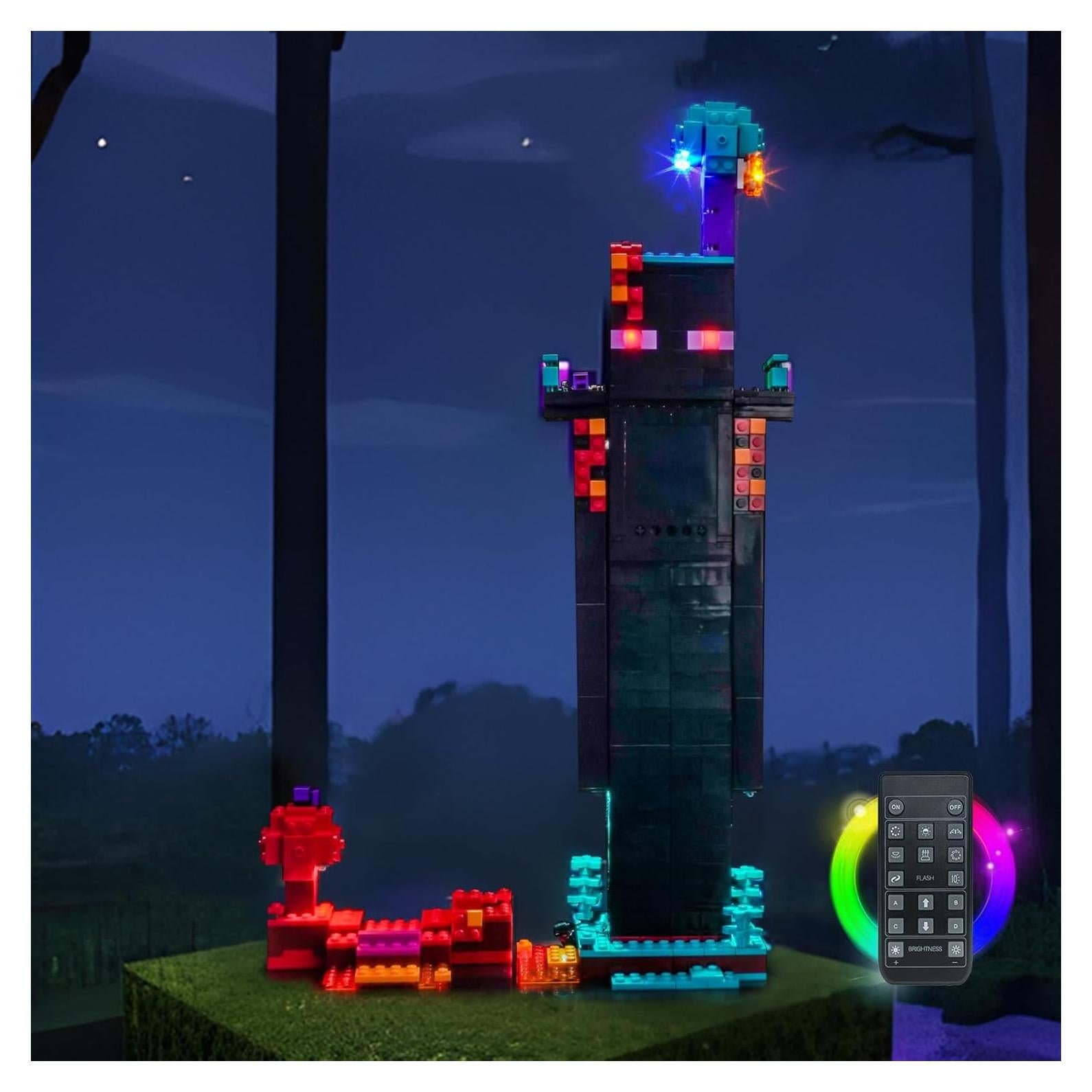 Kit de Iluminación LED Brickshining para LEGO Minecraft 21279