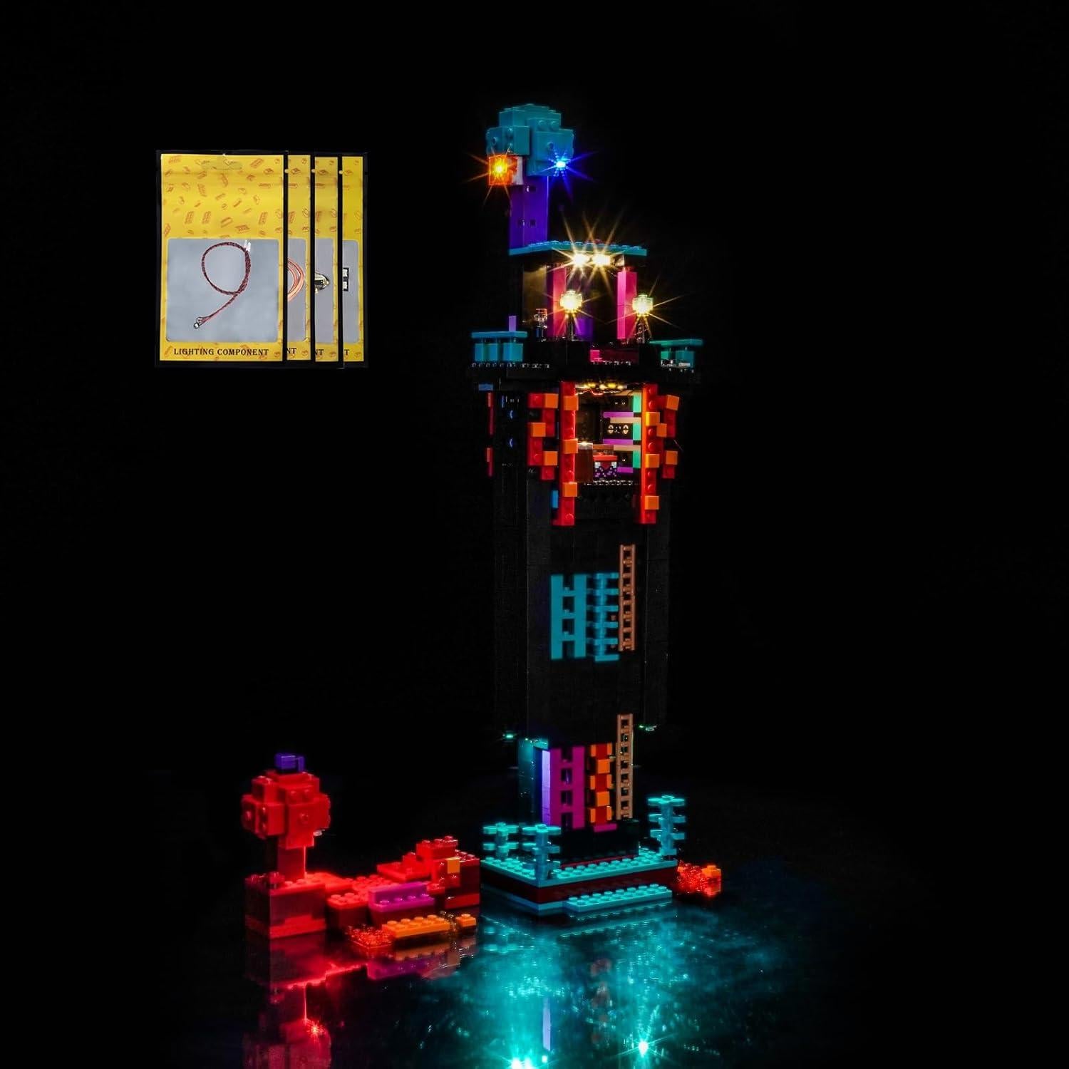 Kit de Iluminación LED Brickshining para LEGO Minecraft 21279