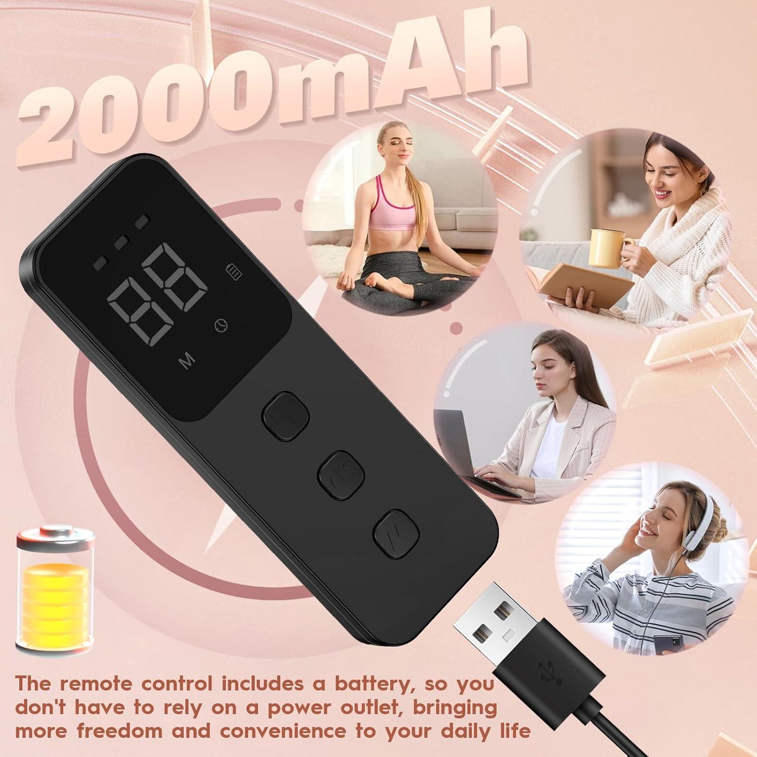 Máscara de Luz Roja LED Soeumoir con Control Remoto y 7 Modos