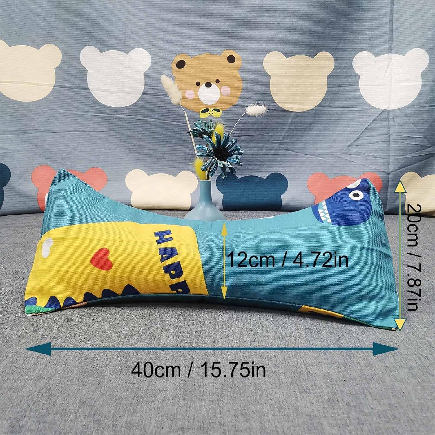 Cojín Redondo de Trigo Sarraceno ZHIWEIKJ para Dormir 39x8 cm