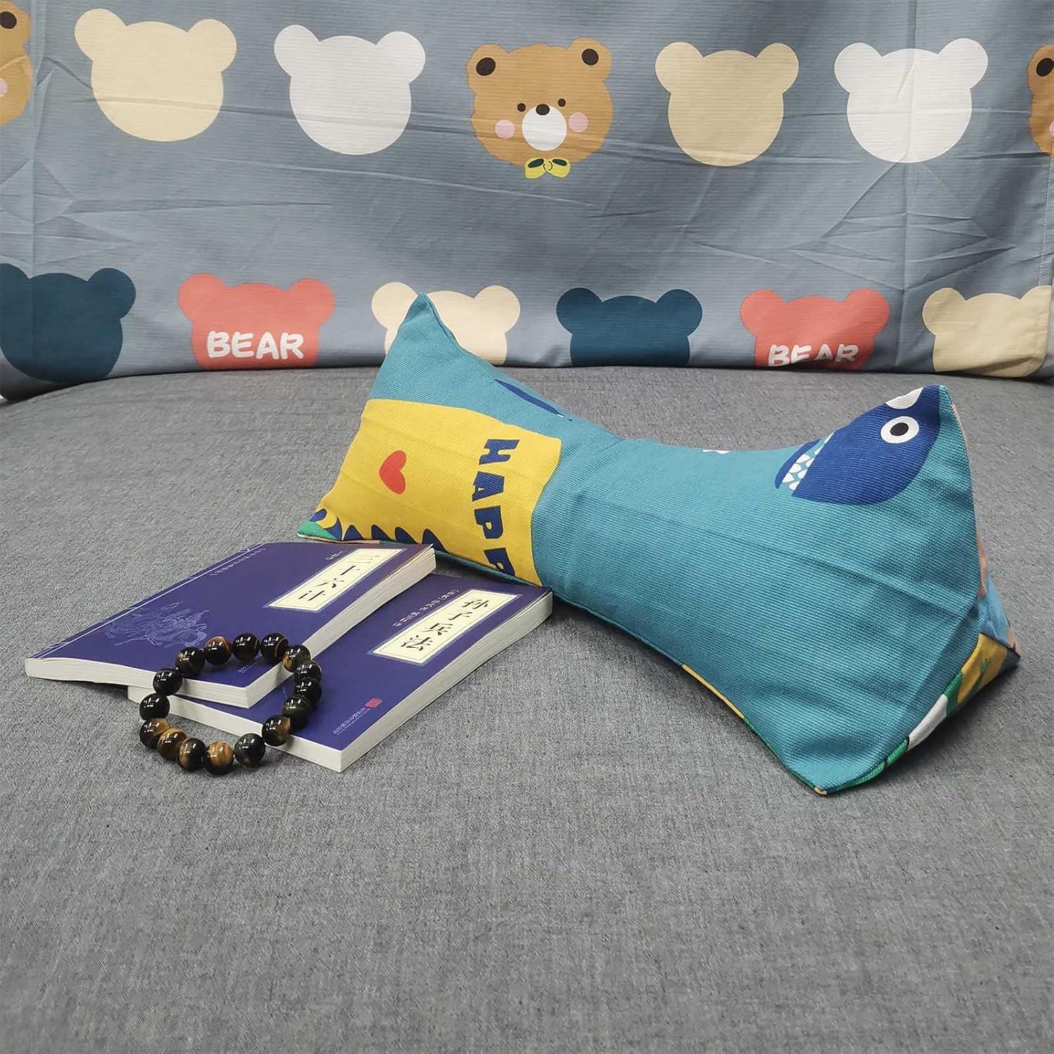 Cojín Redondo de Trigo Sarraceno ZHIWEIKJ para Dormir 39x8 cm