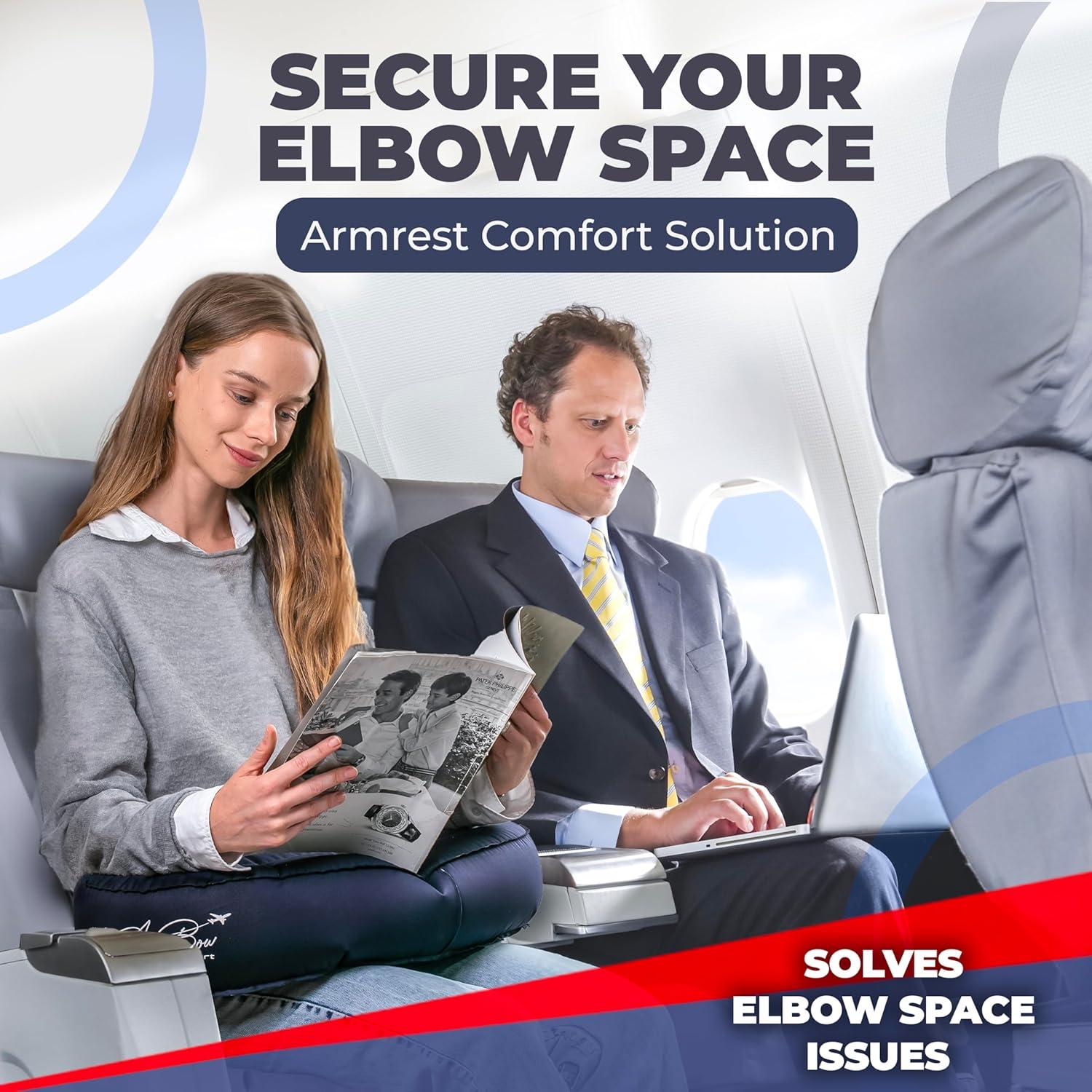 Almohada de Viaje Inflable Air Bow Comfort - Azul