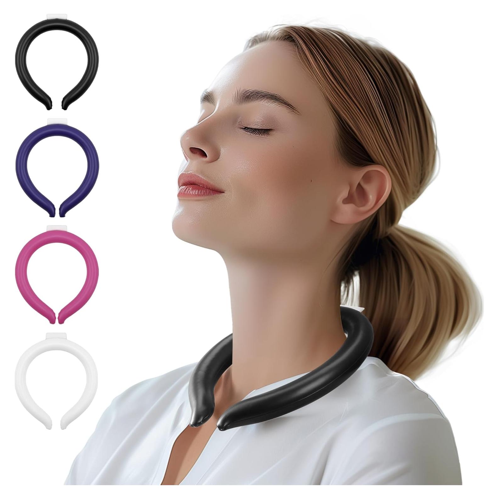 Anillo Enfriador de Cuello Magic Gel - Reutilizable Negro