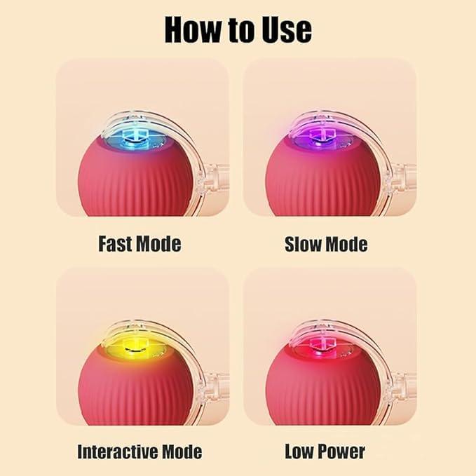 Pelota Eléctrica Interactiva para Perros y Gatos - AUTRETY