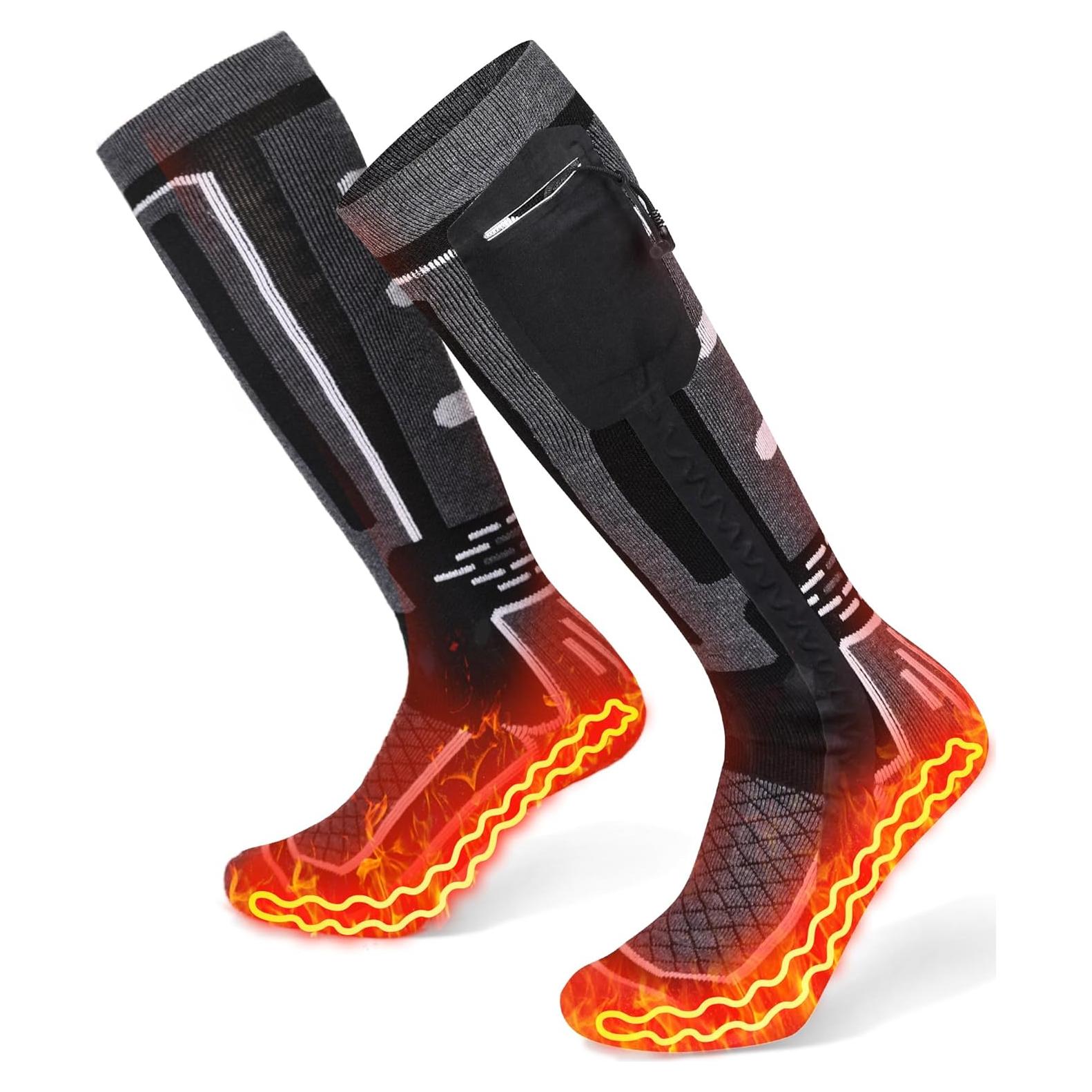 Calcetines Calentados HOTHUGZ Unisex XL de Lana Merino