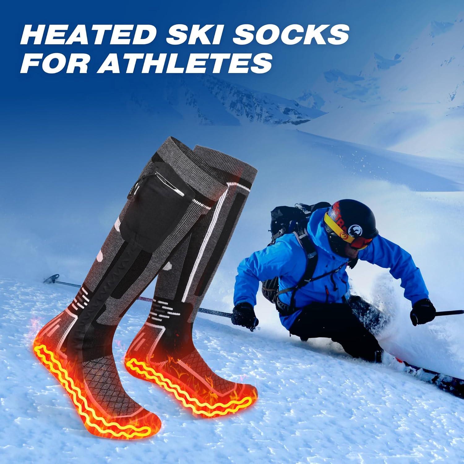 Calcetines Calentados HOTHUGZ Unisex XL de Lana Merino