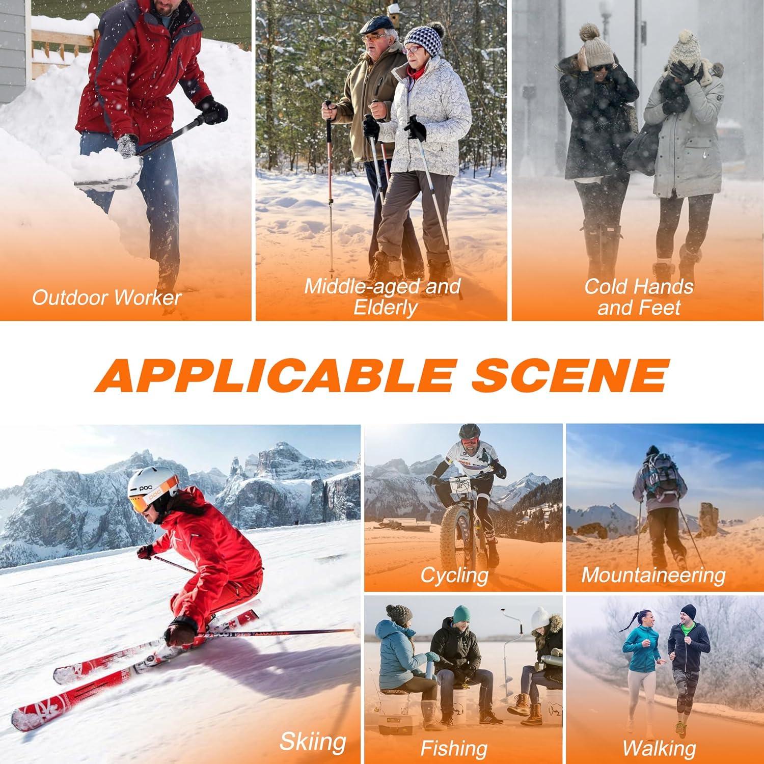 Calcetines Calentados HOTHUGZ Unisex XL de Lana Merino