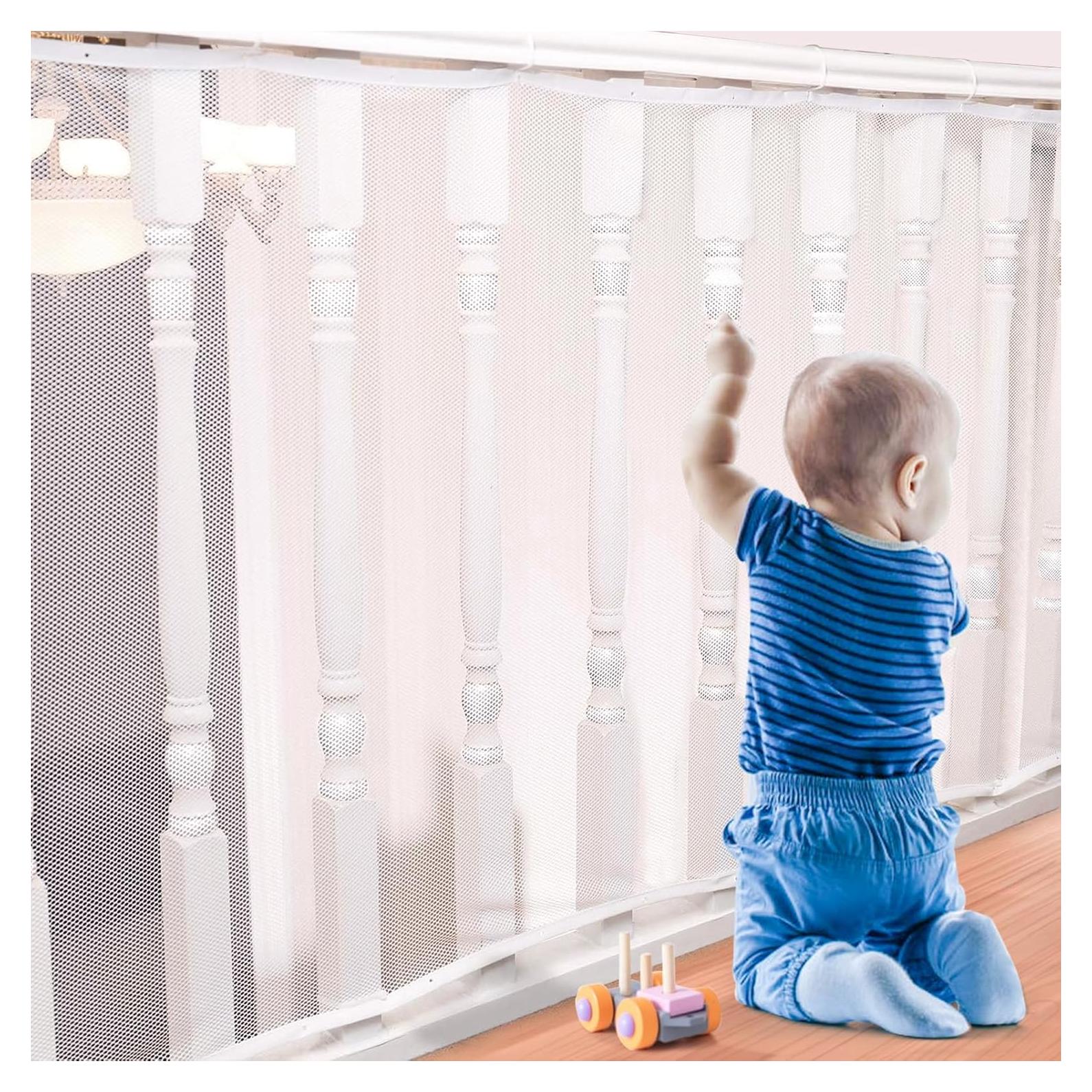 Guardabancos Tupi 3m x 0.9m - Red de Seguridad para Niños y Mascotas