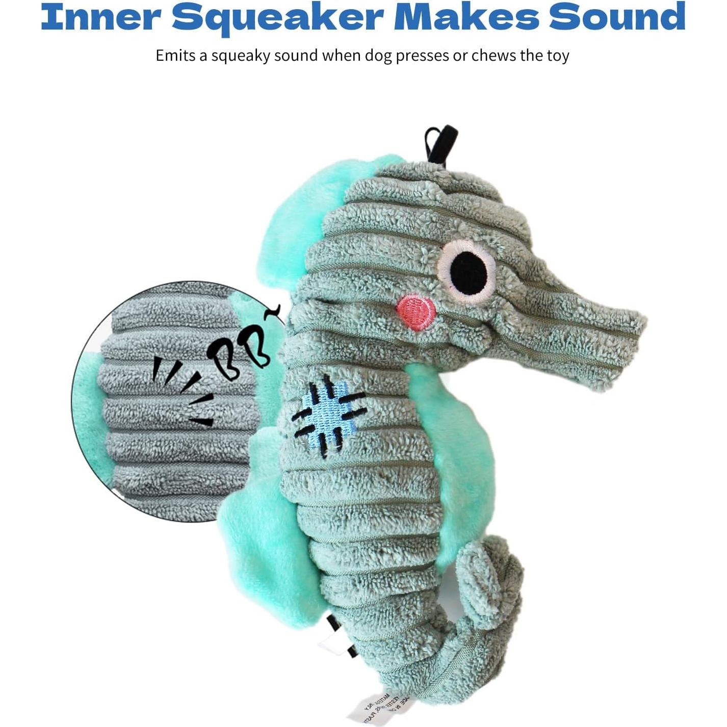 Juguete de Peluche Squeaky para Perros Pequeños y Medianos - 2 Paquete