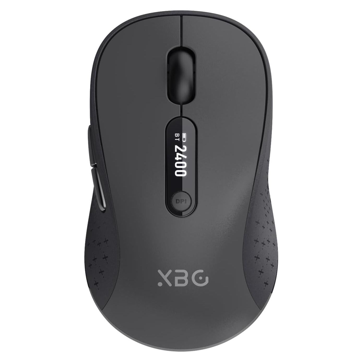 Ratón Inalámbrico Bluetooth XBG B15 Pro, Recargable Tipo-C, 2400 DPI