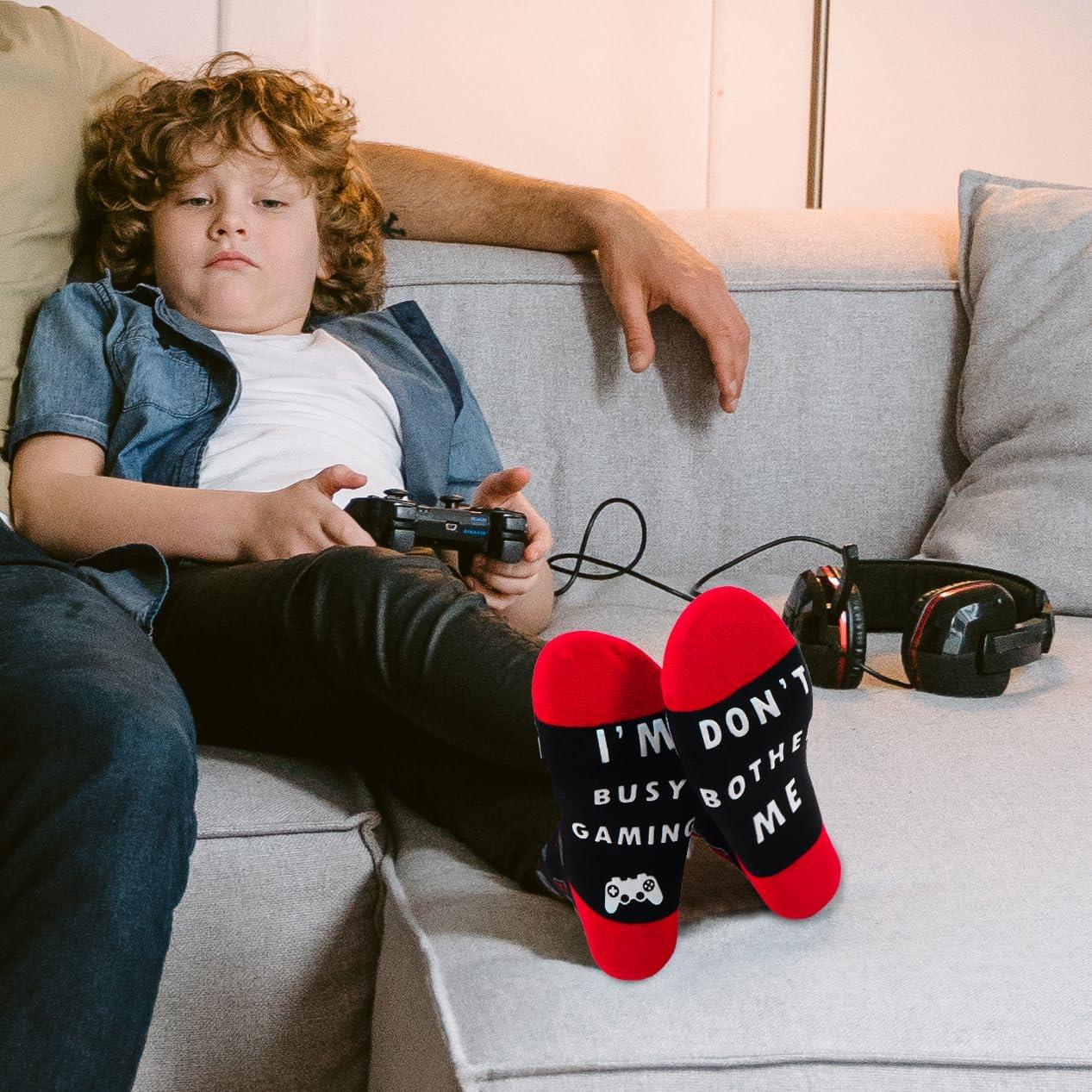 Set de Regalo Gamer Vida Gamer Ocupada - Funda 20x30 cm + Calcetines