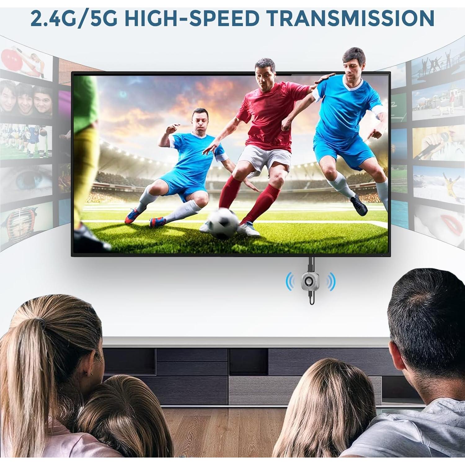 Transmisor y Receptor HDMI Inalámbrico Elalight 30FT 1080P