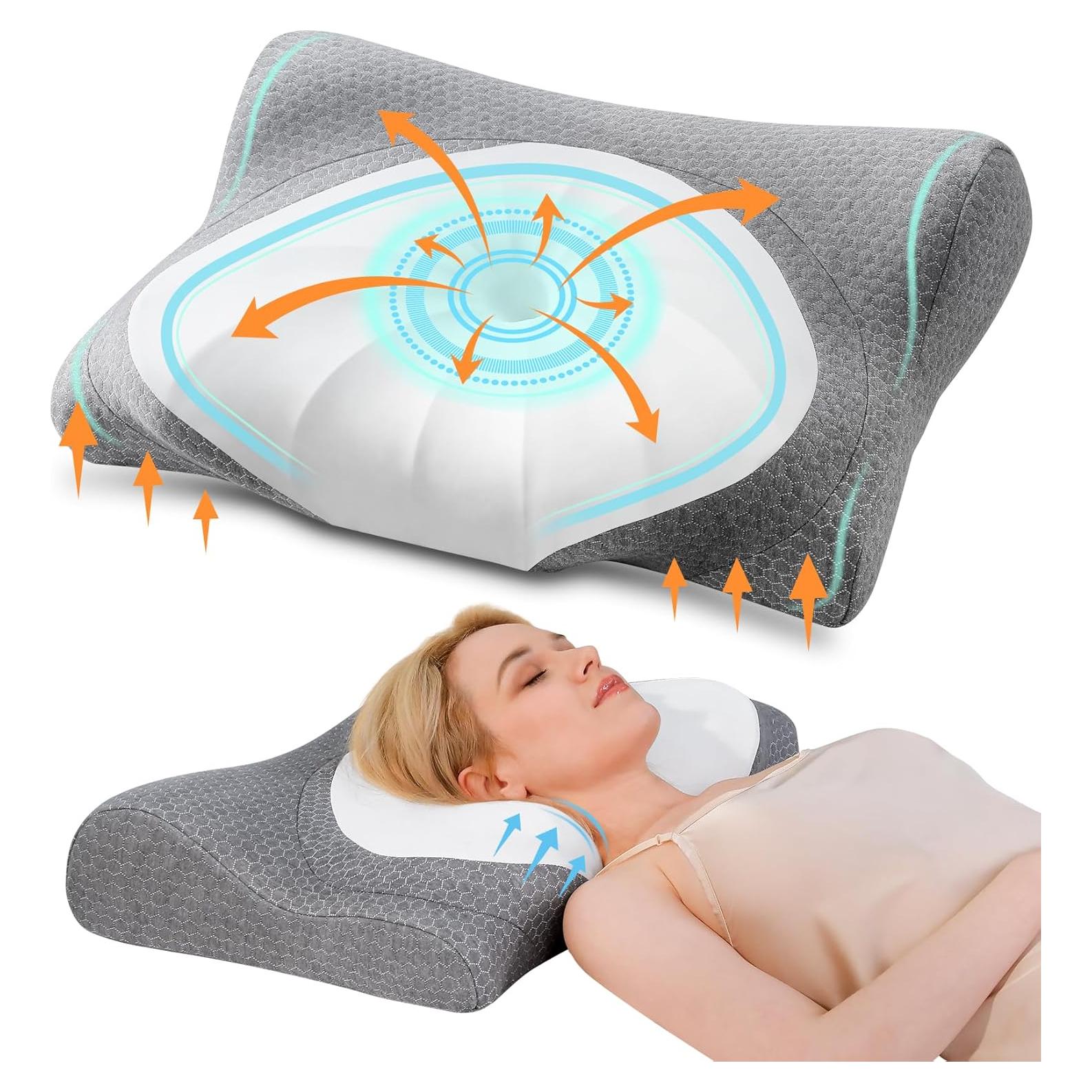 Almohada Cervical Domusensus Ergonómica Espuma Viscoelástica