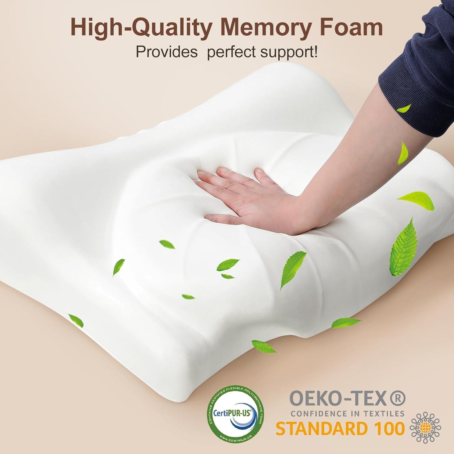 Almohada Cervical Domusensus Ergonómica Espuma Viscoelástica