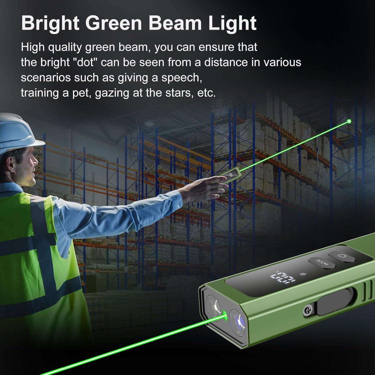 Linterna EDC PRO 4 en 1 DONGGUAN 500LM Verde USB-C