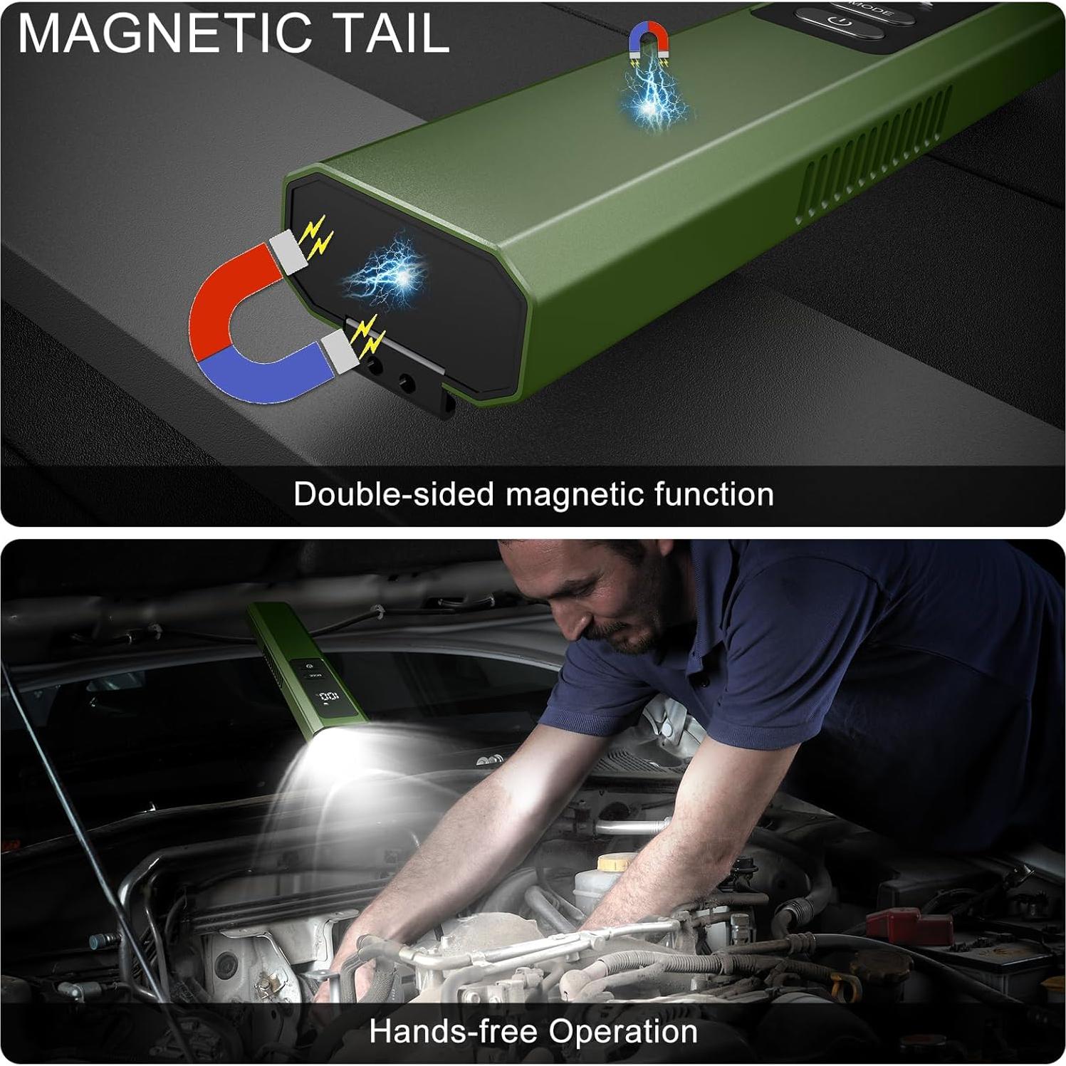 Linterna EDC PRO 4 en 1 DONGGUAN 500LM Verde USB-C