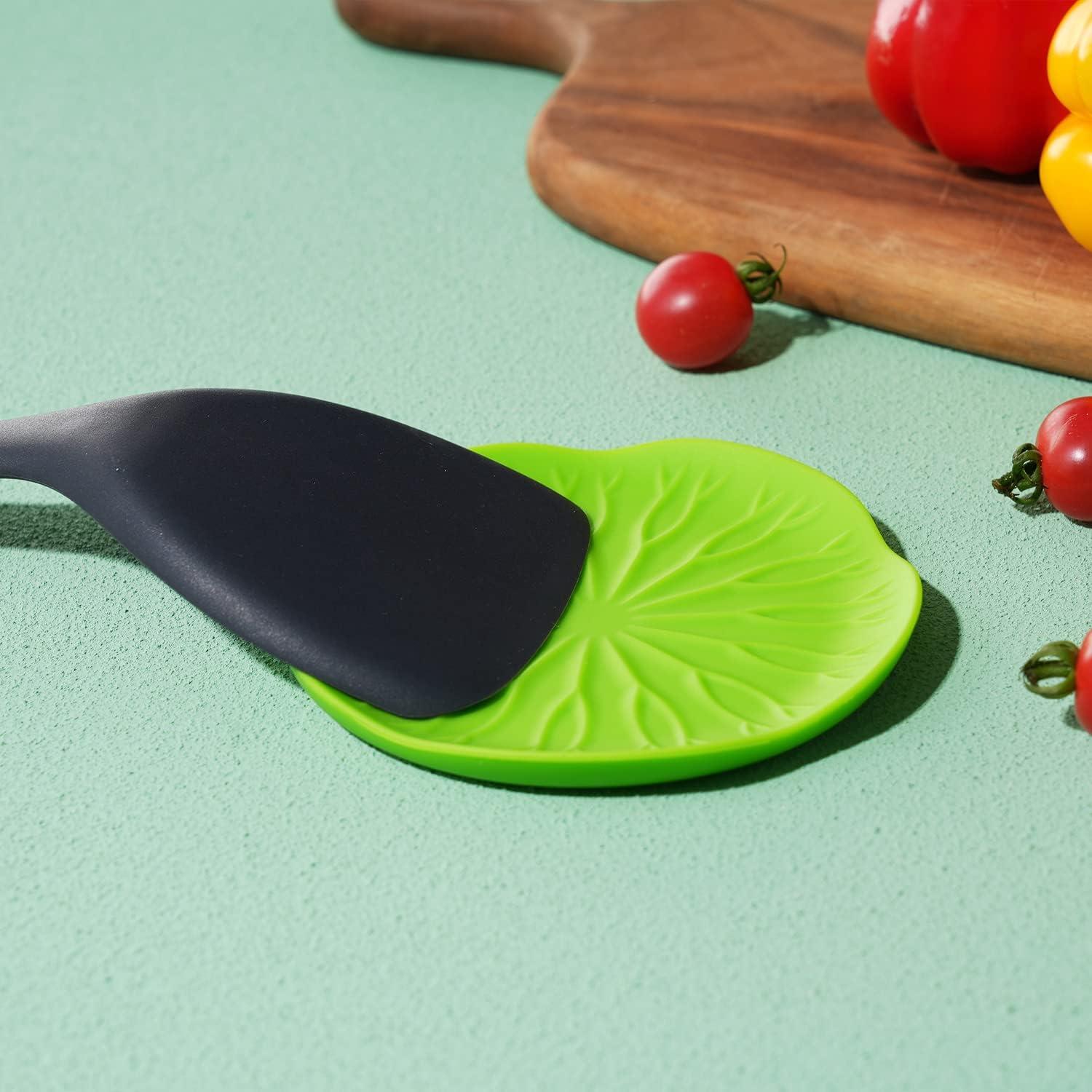 Soporte para Cucharas de Silicona KITCHENDAO - Lirio de Agua - 15x12cm