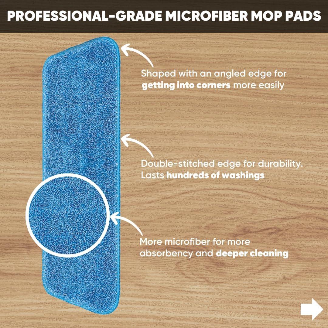 Cabezas de Repuesto Mop Cinch Microfibra 3 Paquetes 43 cm