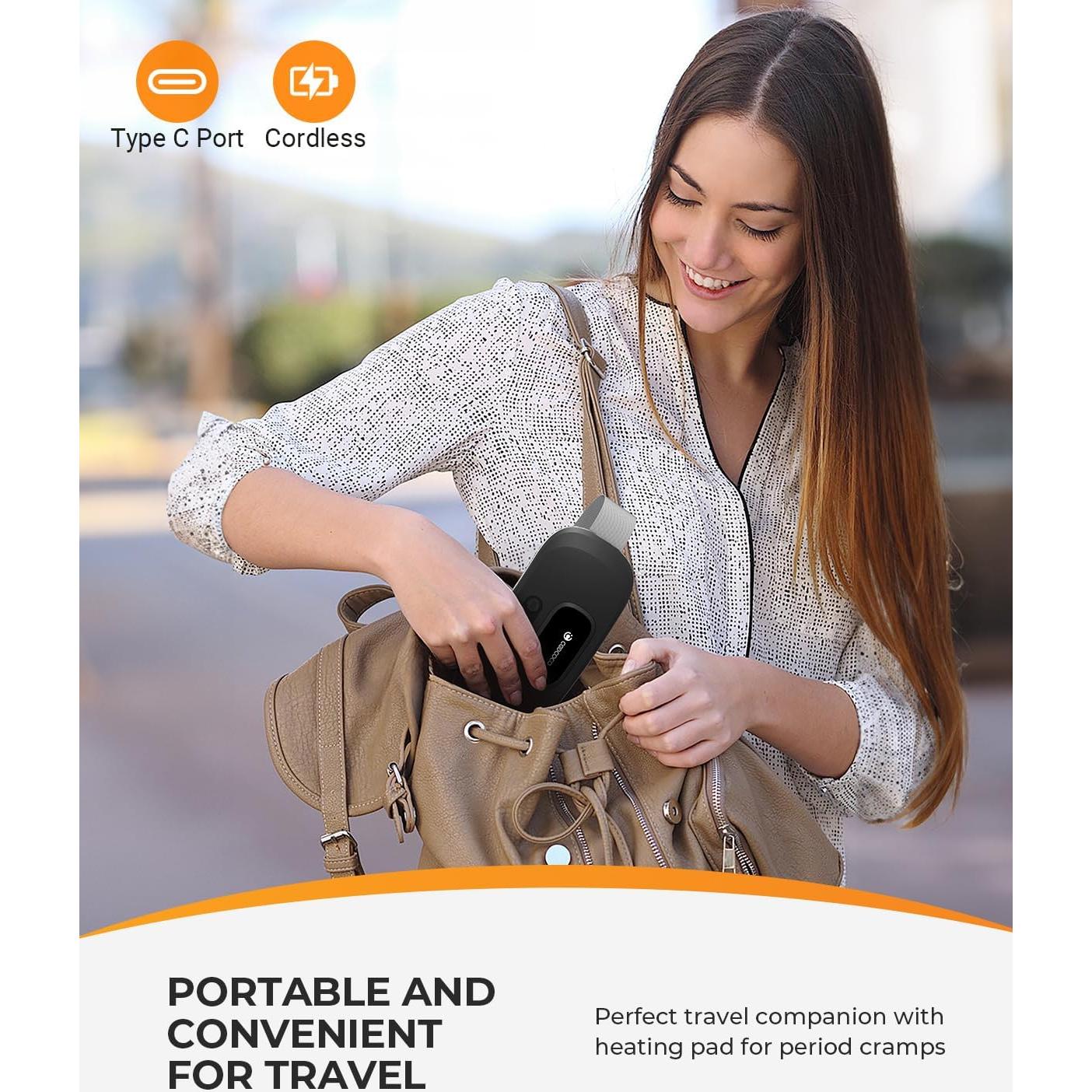 Almohadilla Térmica CooCoCo para Calambres Menstruales 22x12cm