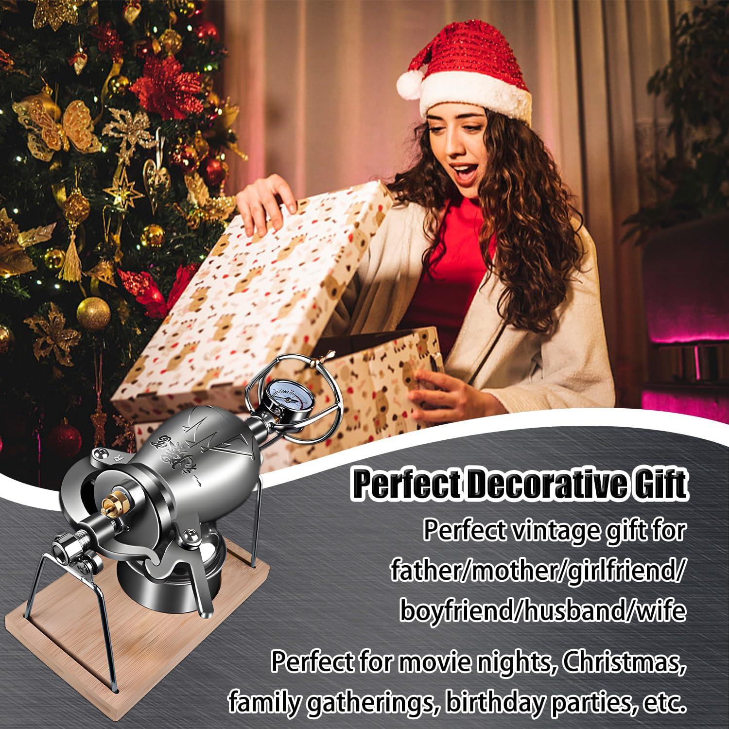 Máquina de Palomitas ZZYYZZ 260ml Acero Inoxidable Retro