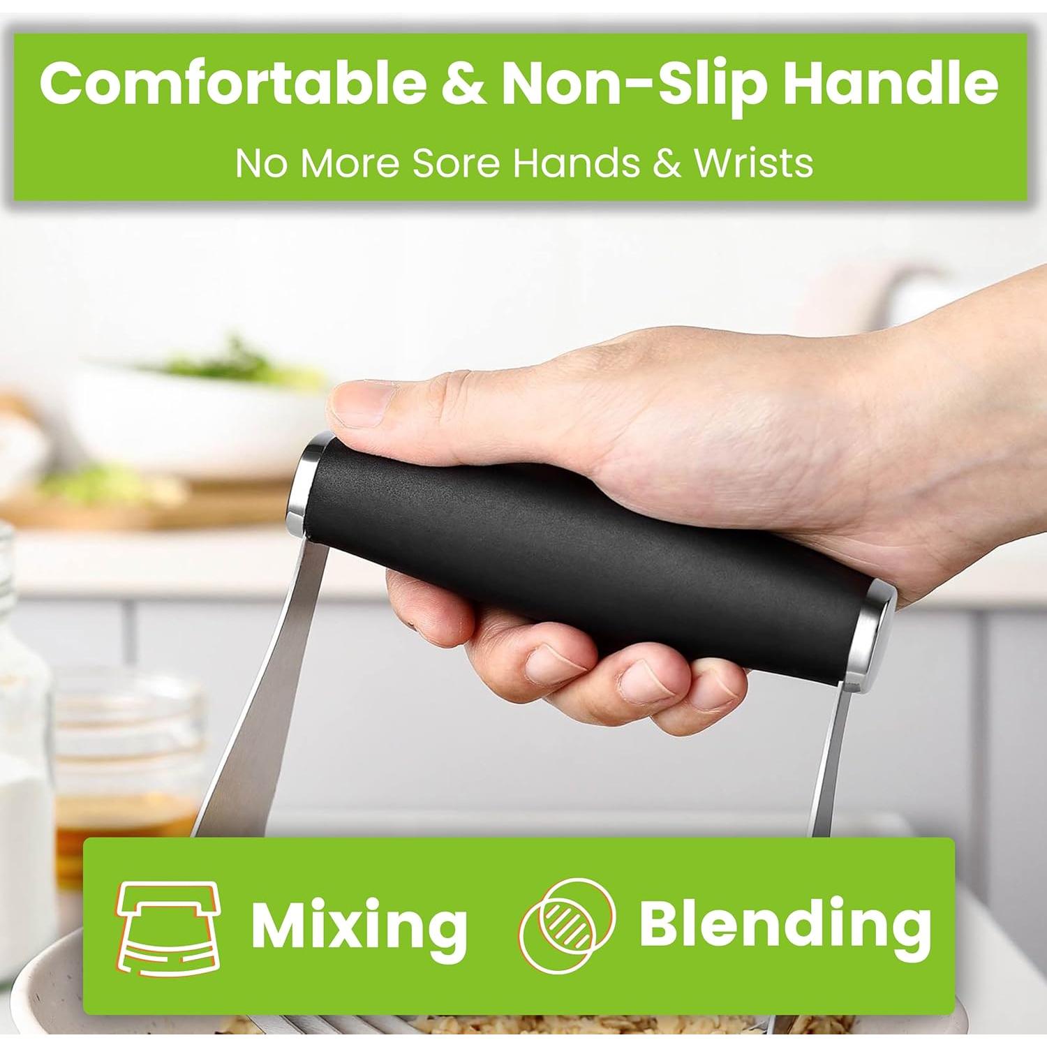 Cortador de Masa XL Spring Chef Acero Inoxidable Negro