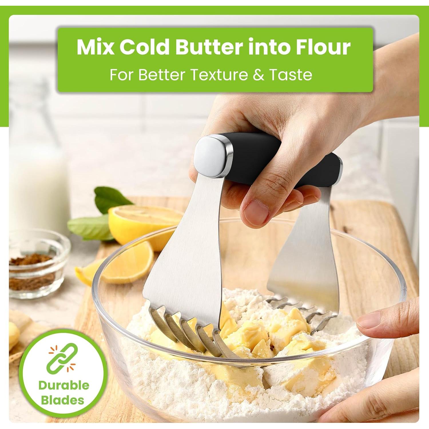 Cortador de Masa XL Spring Chef Acero Inoxidable Negro