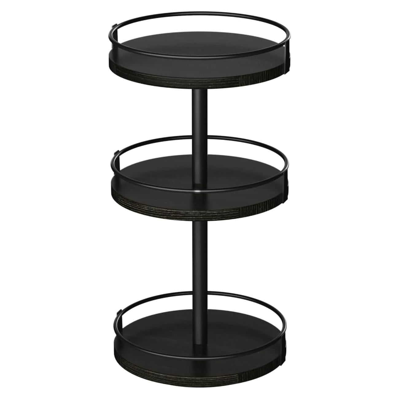 Organizador de Especias Giratorio HOOBRO 3 Niveles Negro