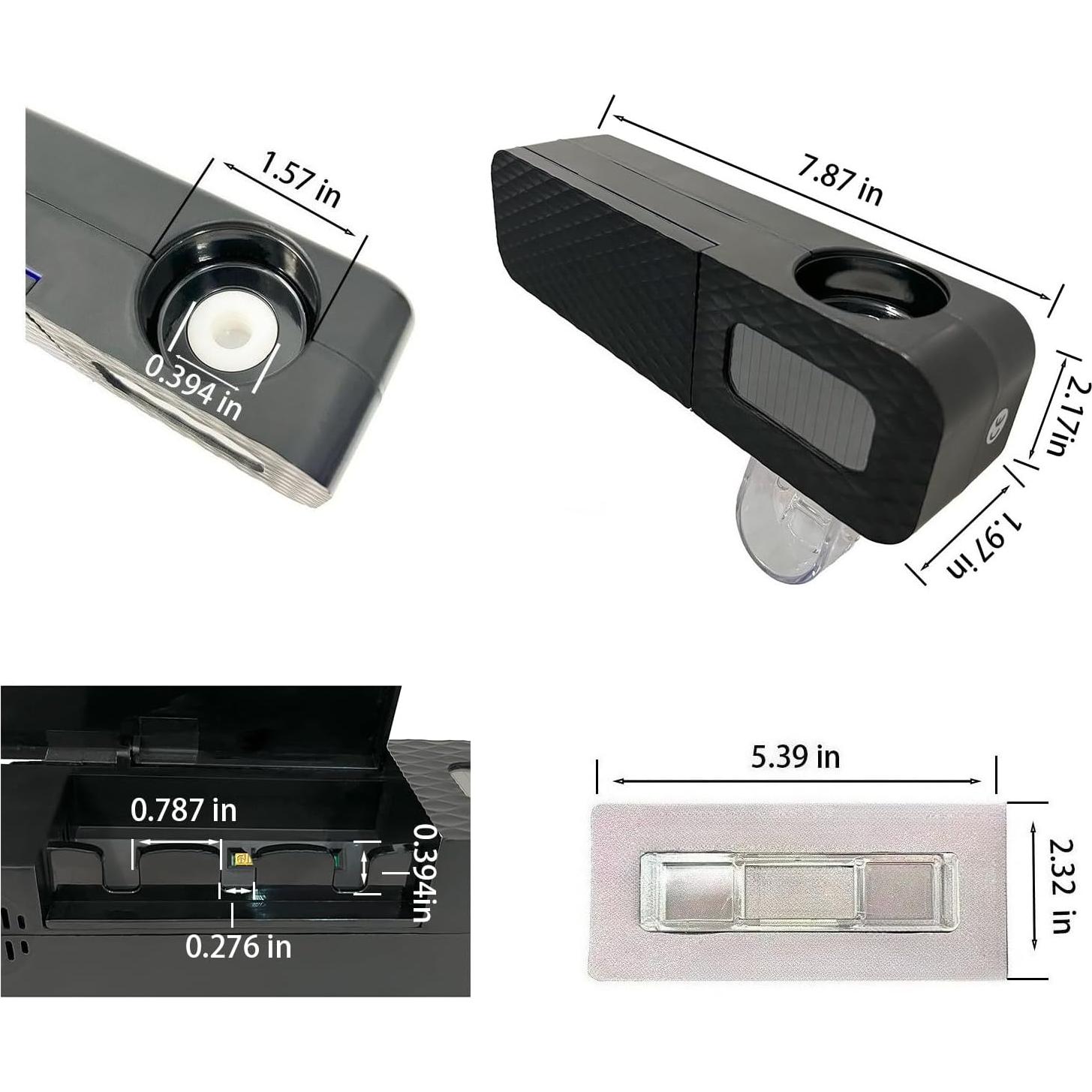 Soporte Inteligente para Cepillos de Dientes NeteHon Negro con Dispensador