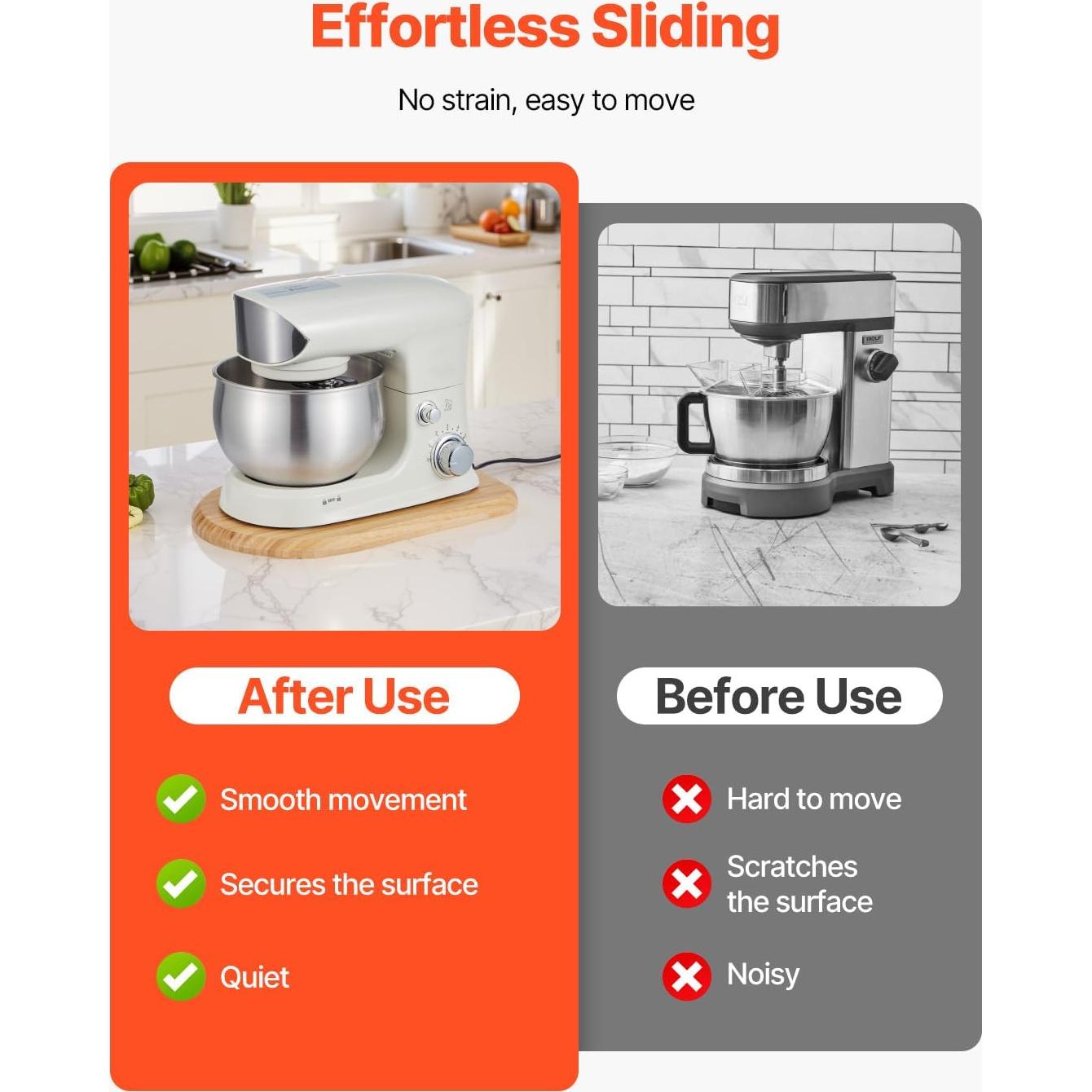 Alfombrilla Deslizante VEVOR para Mezclador Kitchen Aid 4.5-5 Qt