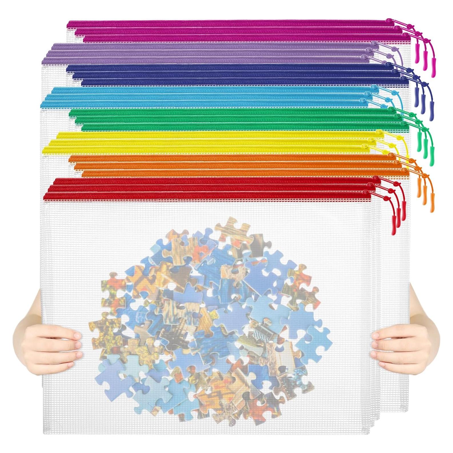 24 Bolsas de Archivo A3 con Cremallera YOPCDJ - Malla Reutilizables