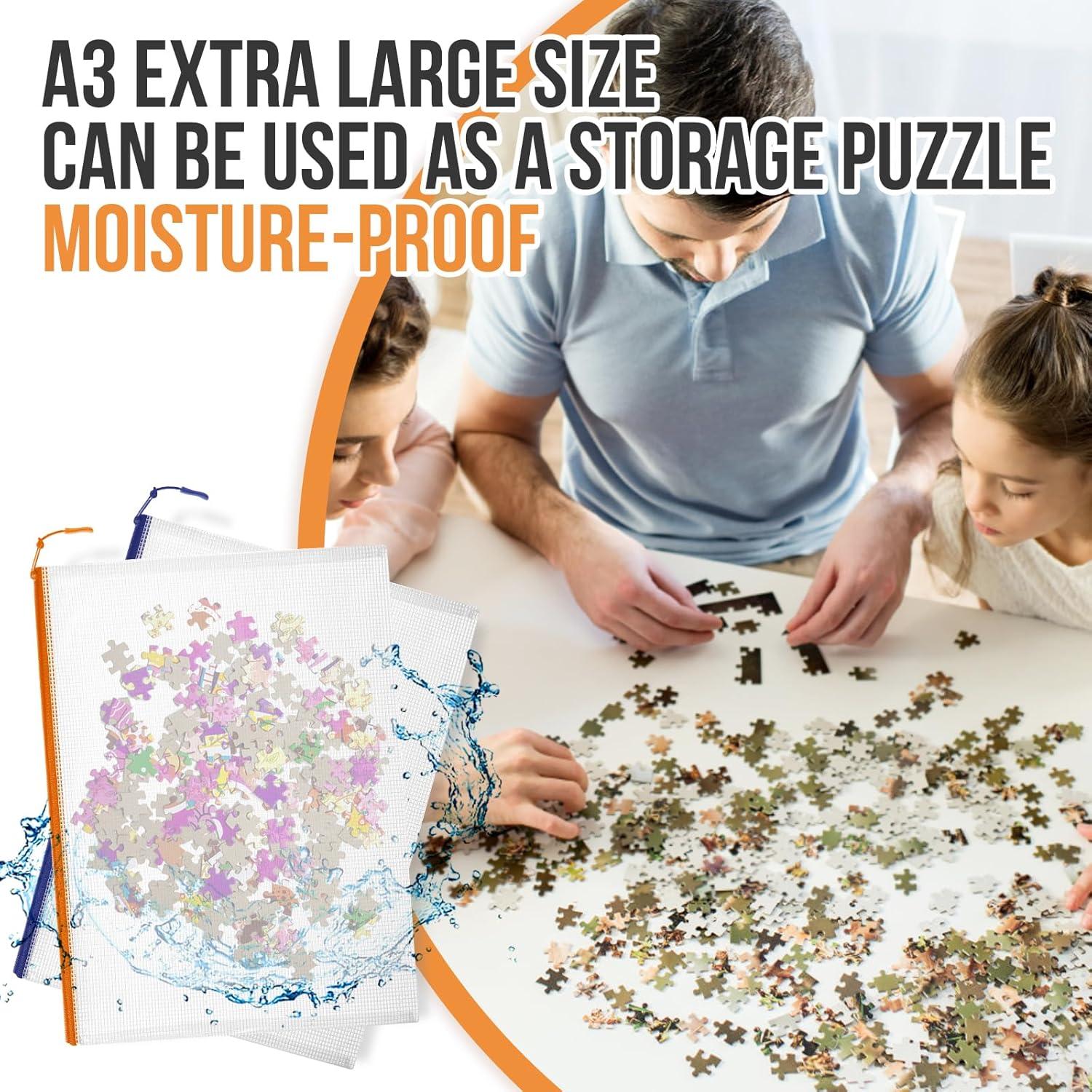 24 Bolsas de Archivo A3 con Cremallera YOPCDJ - Malla Reutilizables