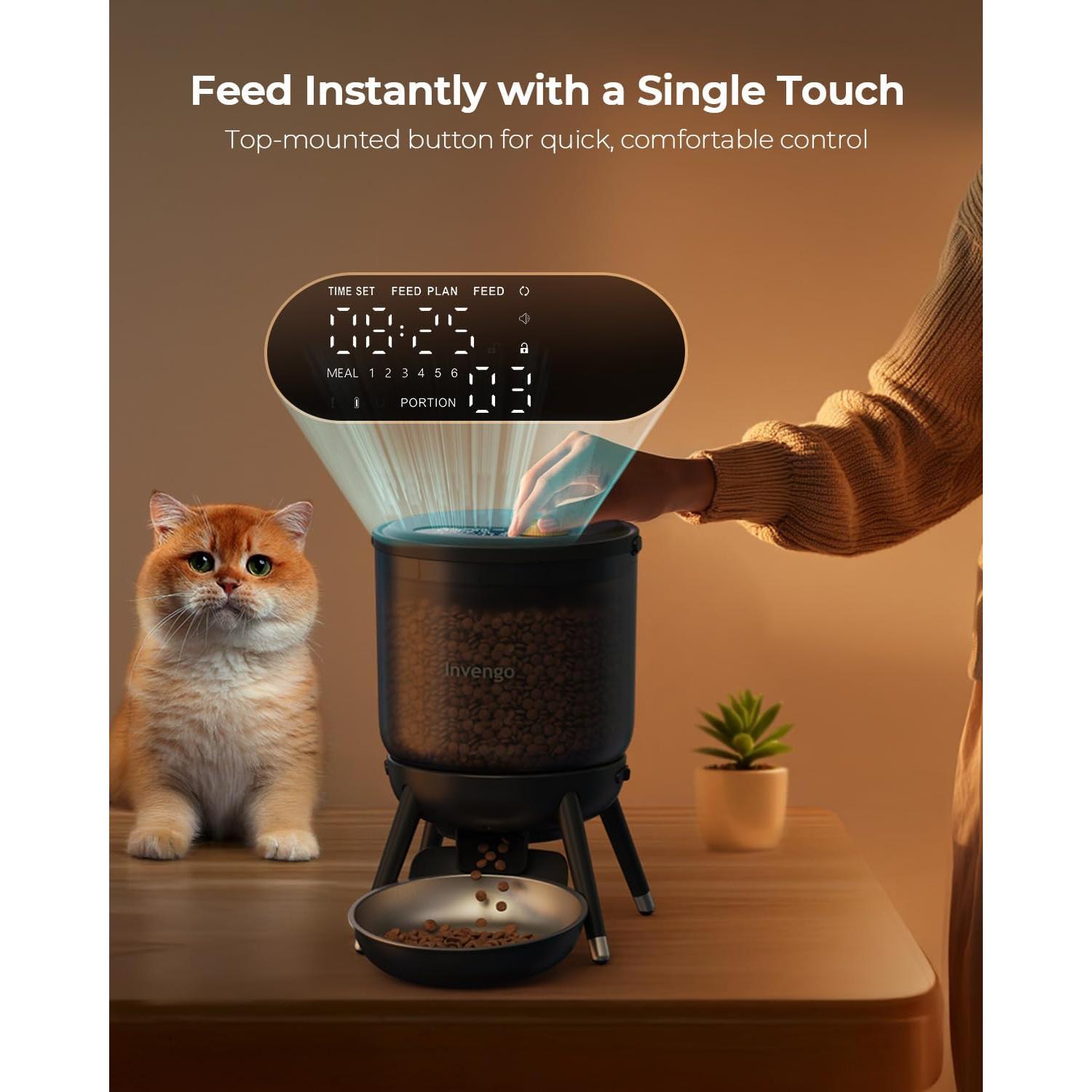 Comedero Automático Invengo PTM-40A3 para Gatos 3L