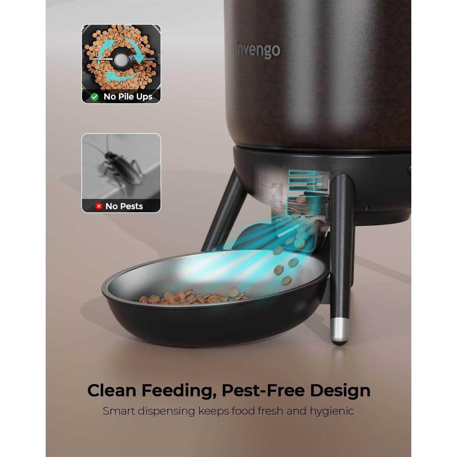 Comedero Automático Invengo PTM-40A3 para Gatos 3L